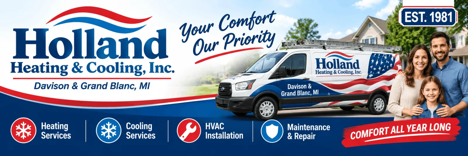 Holland Heating & Cooling, Inc. &ndash; advertisement