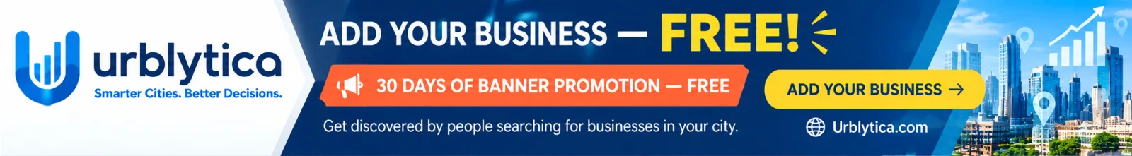 Urblytica 30 days free banner